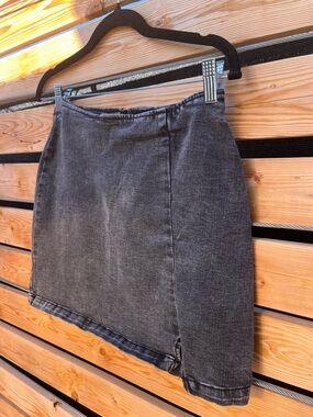 wild fable Charcoal Gray Denim Mini Skirt